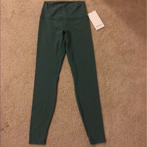 SOLD NWT lululemon align pant green smoke size 6 - Picture 2 of 5